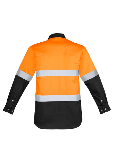 Picture of Syzmik, Mens Hi Vis Spliced Industrial Shirt - Hoop Taped